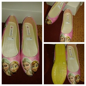 sepatu balet frozen
